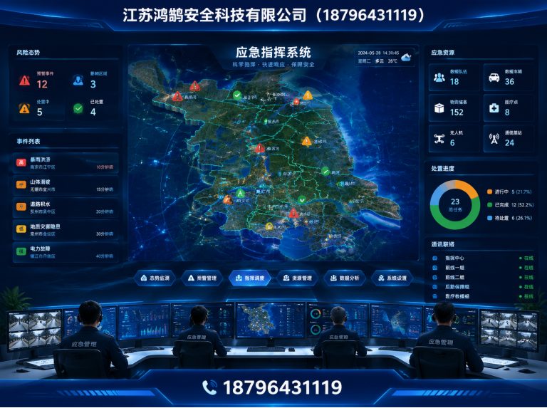 梧州消防通信指挥展示图